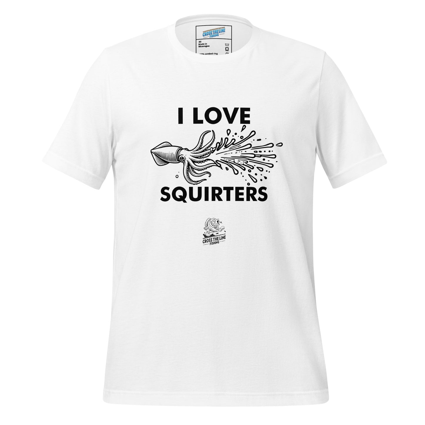 I Love Squirters! Light Colors- Front Print